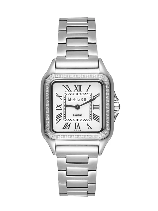 שעון יד מריה לה בל MARIE LA BELLE משובץ יהלומים MLB.610.111.D