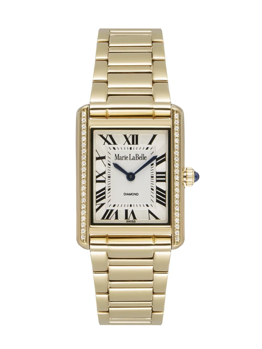 שעון יד מריה לה בל MARIE LA BELLE משובץ יהלומים   MLB.613.211.D