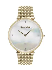 שעון יד לאישה מרי לה בל עם 4 יהלומים MLB.618.211.D