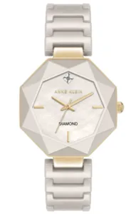 שעון Anne Klein אן קליין דגם דימונד קרמיקה אופנטי לאישה