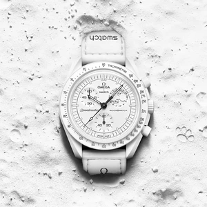 OMEGA X swatch MOONSWATCH MISSION TO THE MOONPHASE SO33W700 דגם סנופי